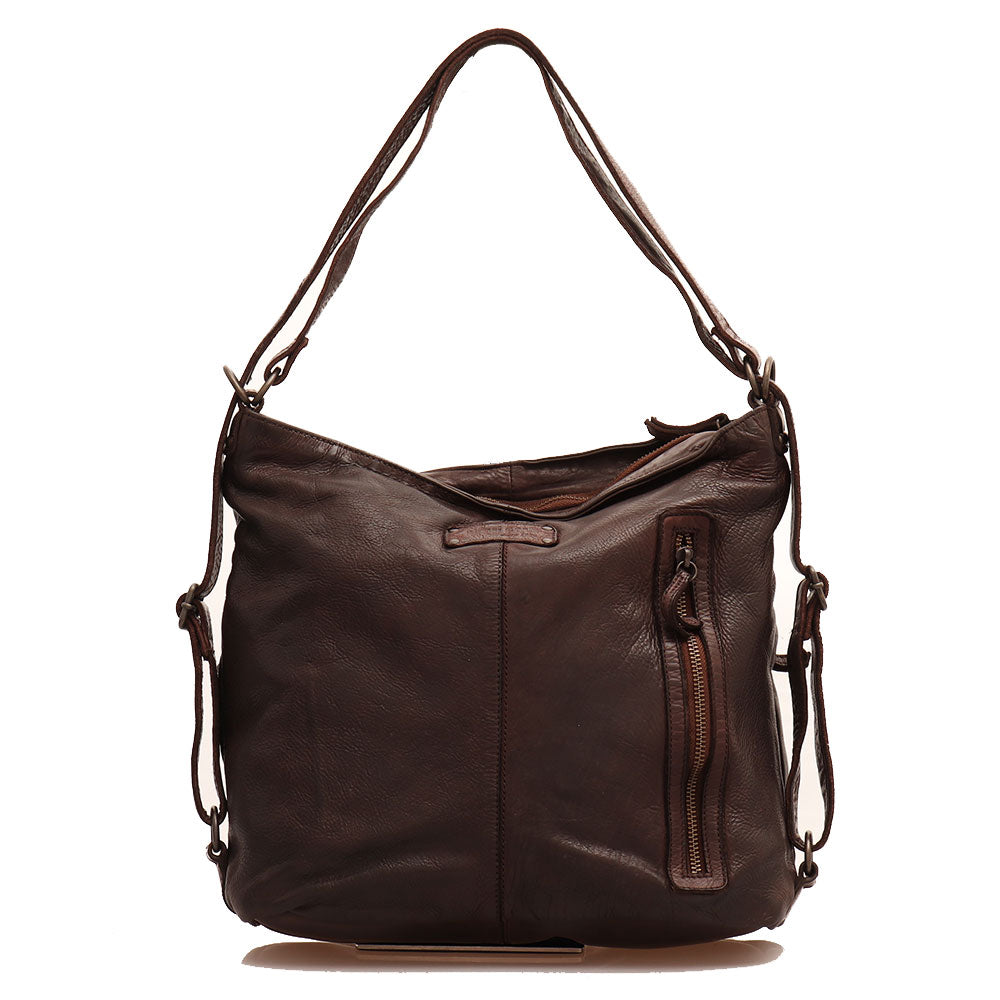 Borsa Donna a Spalla GIANNI CONTI in Pelle Marrone
