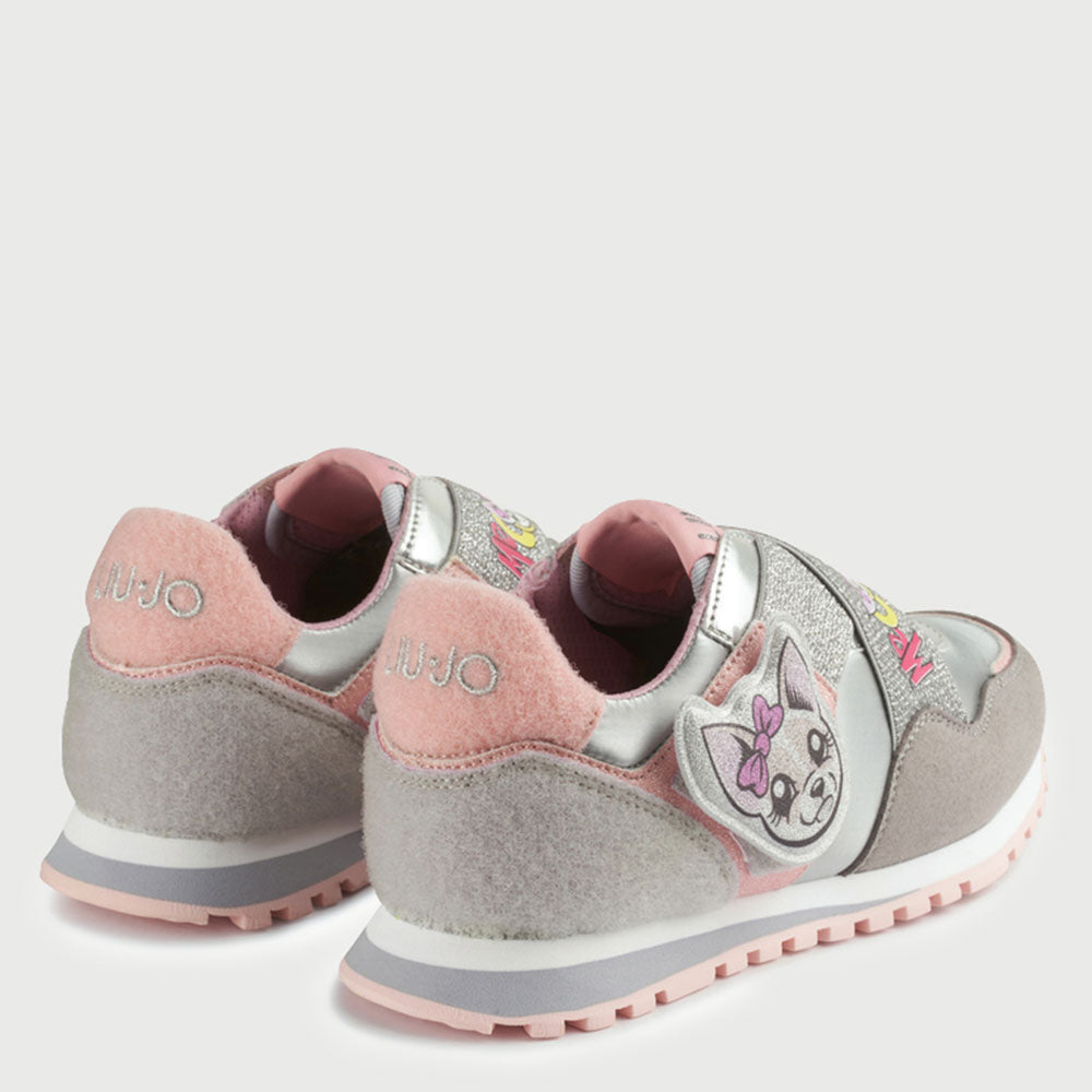Scarpe Bambina LIU JO Sneakers Slip On Me Contro Te Grey