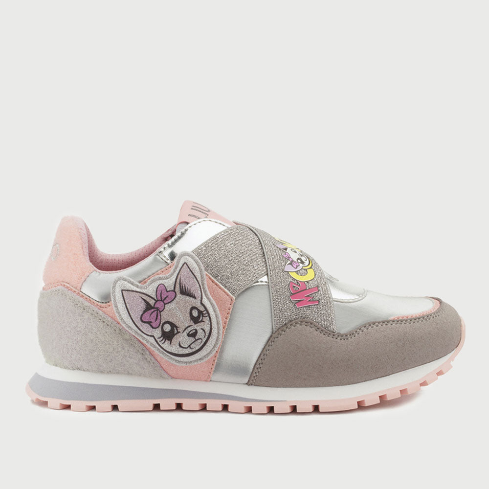 Scarpe Bambina LIU JO Sneakers Slip On Me Contro Te Grey