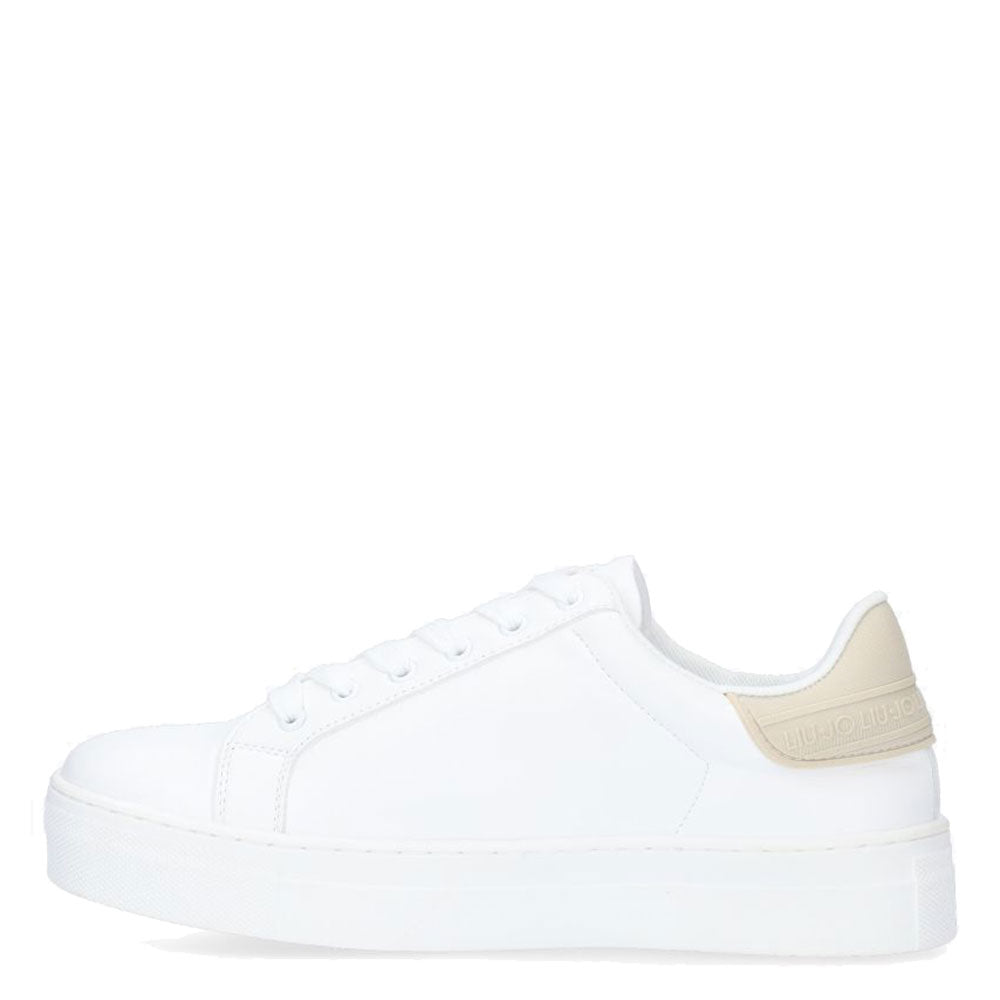 Scarpe Junior LIU JO linea Alicia 44 Sneakers color Latte con Logo Traforato