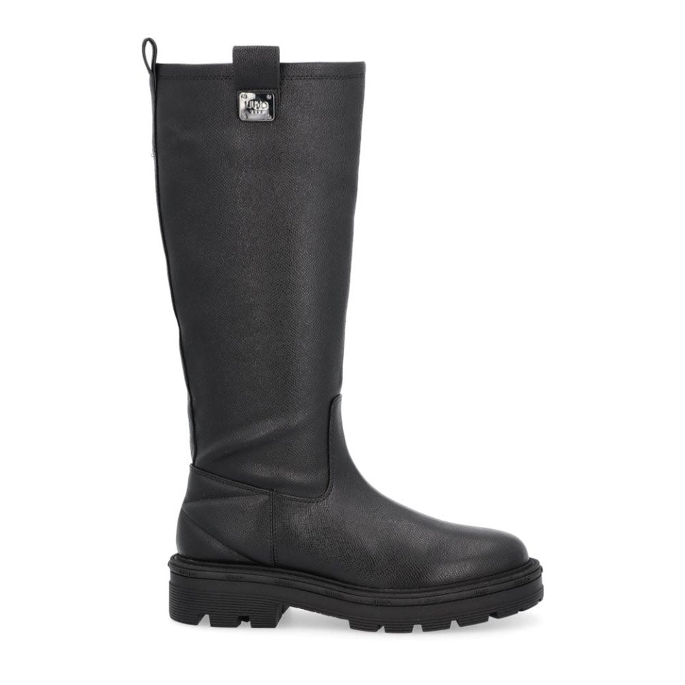 Scarpe Donna LIU JO Stivali Tailor 233 stampa Saffiano Nera