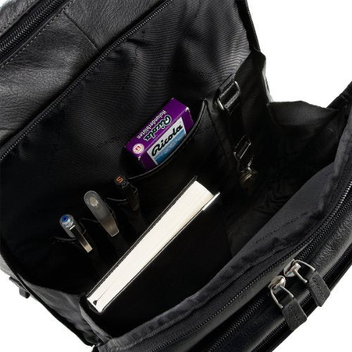 Zaino PIQUADRO Vibe in Pelle con Porta Computer 15" e Tablet - CA1813VI Nero