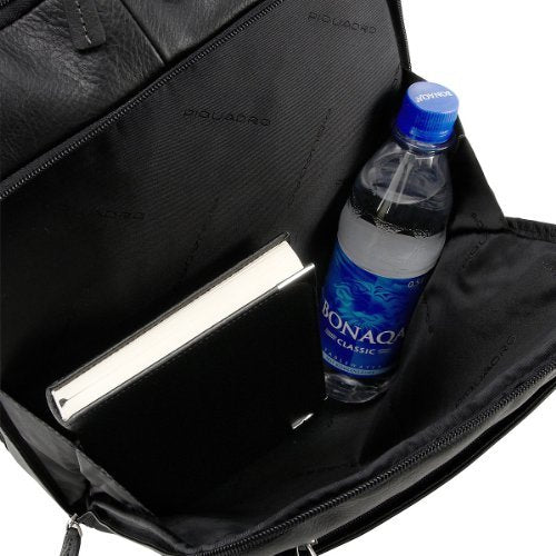 Zaino PIQUADRO Vibe in Pelle con Porta Computer 15" e Tablet - CA1813VI Nero