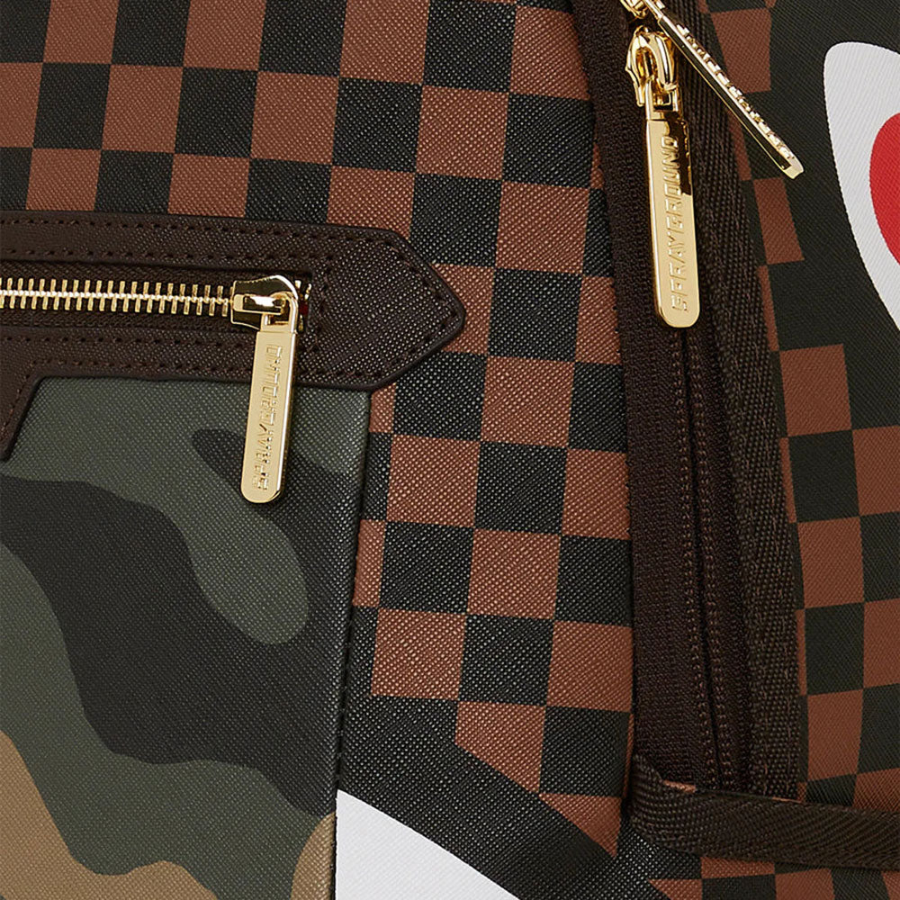 SPRAYGROUND Rucksack mit Sip Camo Akzentdruck DLXSV