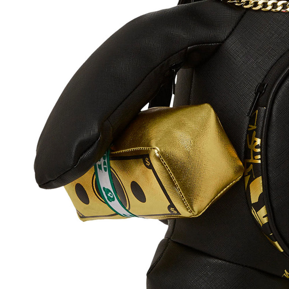 SPRAYGROUND Half Graff Gold Bear Rucksack
