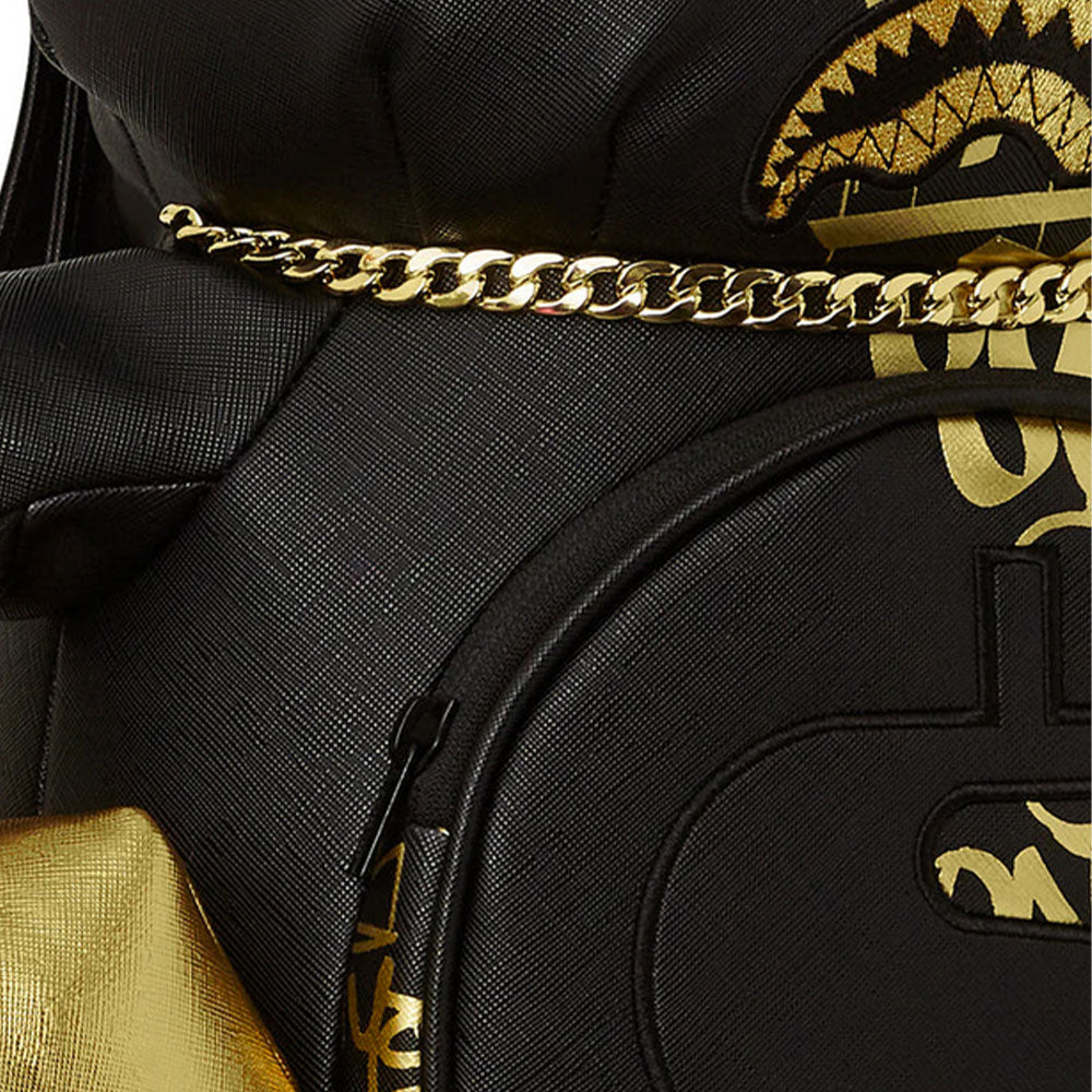 SPRAYGROUND Half Graff Gold Bear Rucksack