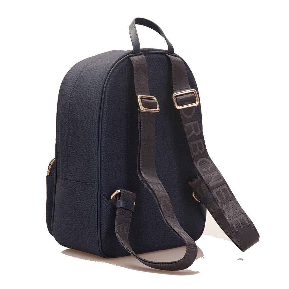 Zaino Donna BORBONESE in Tessuto linea Portrait Jet Op colore Blu
