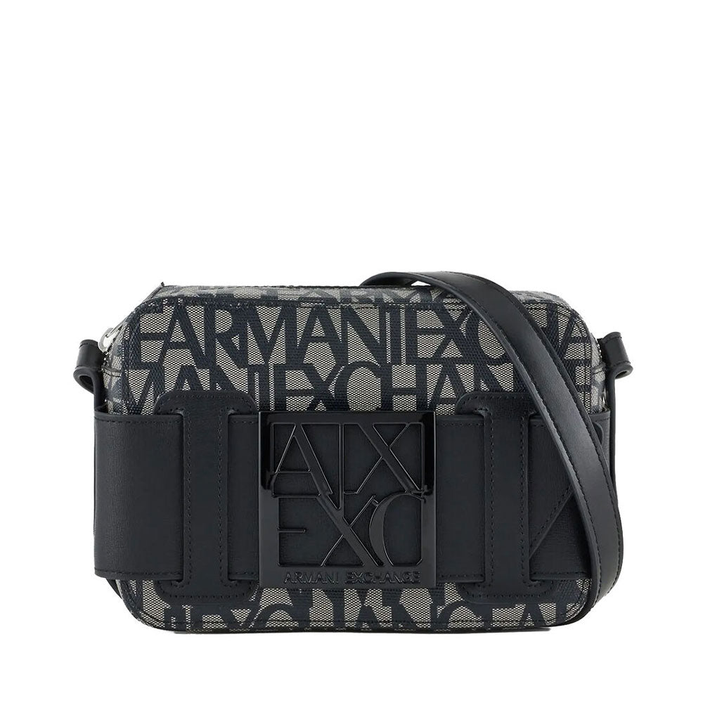 Borsa artigianale tracolla Bandoliera da donna nero Borsa artigianale tracolla Bandoliera da donna nero