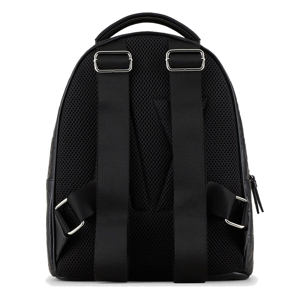 Zaino Donna ARMANI EXCHANGE Con Logo Impresso Chiuso con Zip colore Nero