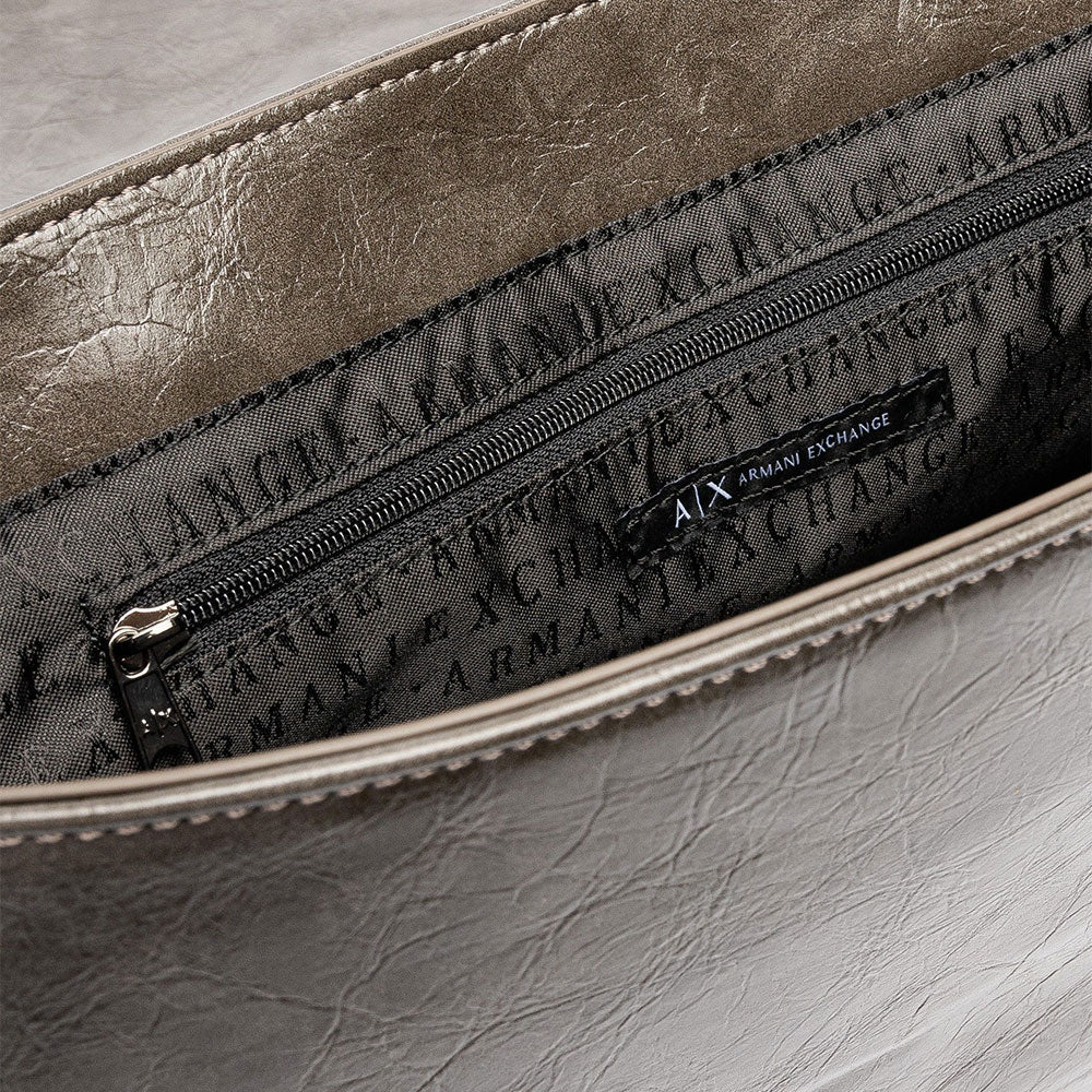 Borsa Donna a Spalla ARMANI EXCHANGE Chiusa con Pattina colore Stage Misura Grande
