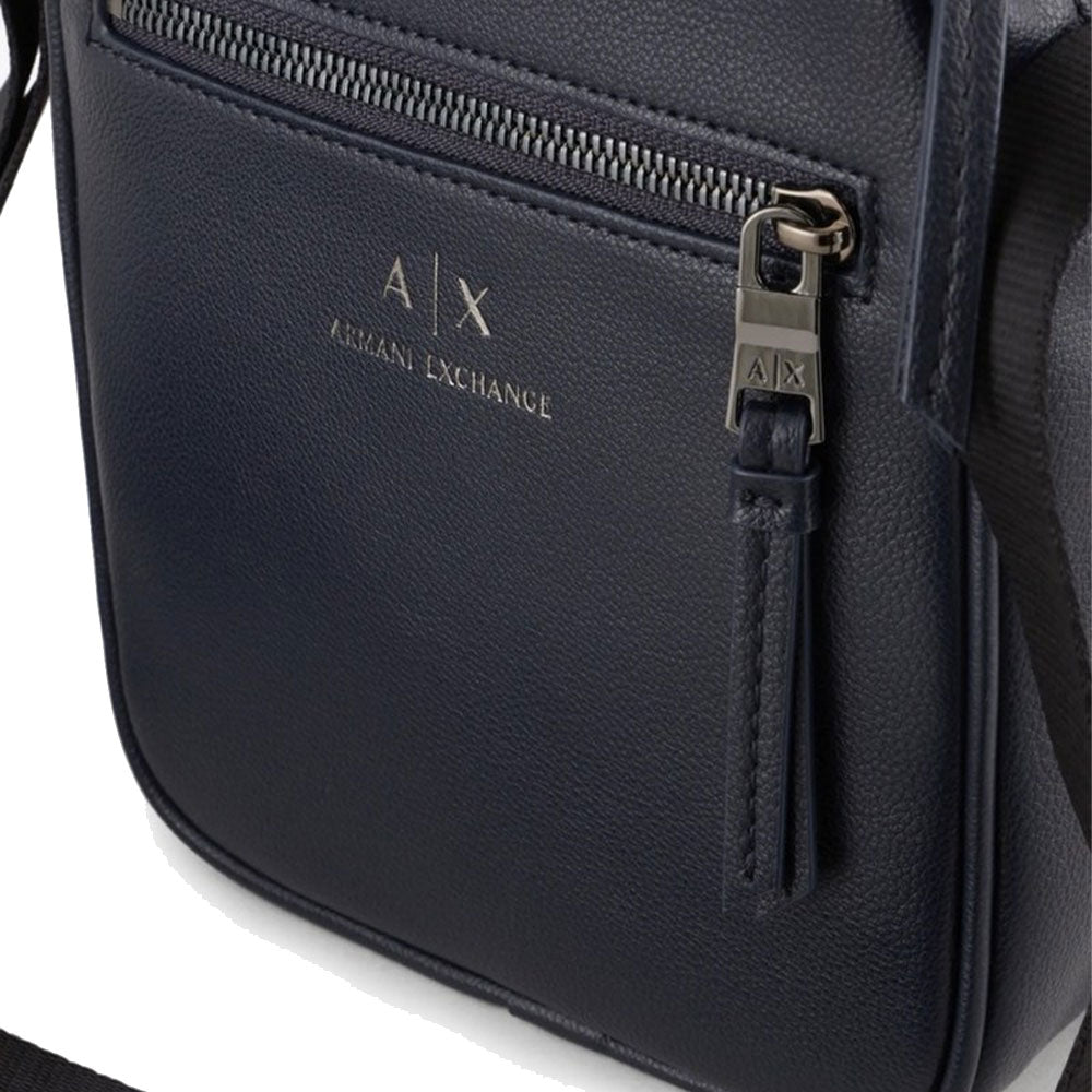 Borsello Uomo Armani Exchange Colore Blue Chiuso Con Zip