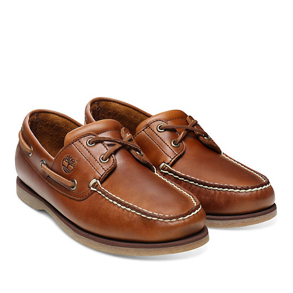 Scarpe Uomo TIMBERLAND linea Classic Boat Mocassino in Pelle Marrone
