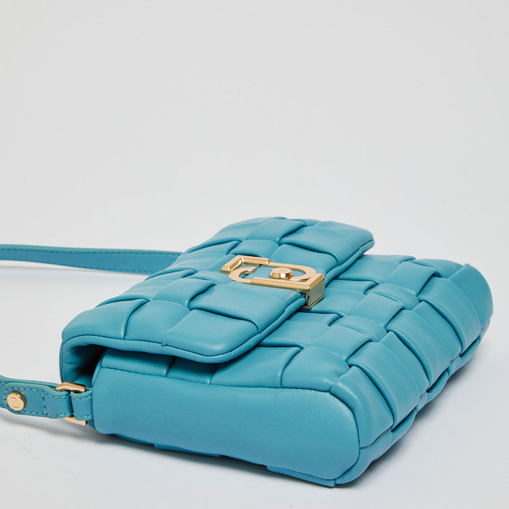 Borsa Donna a Tracolla LIU JO Intrecciata colore Ocean Wave
