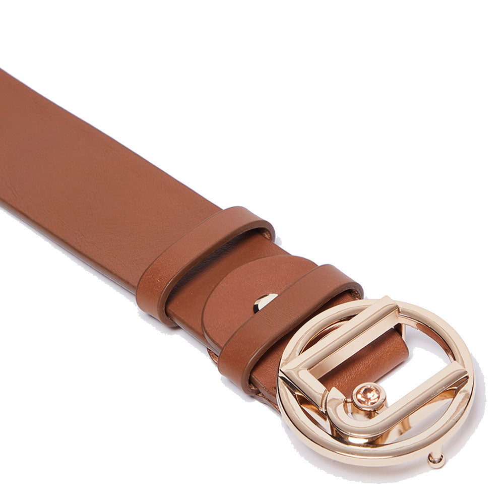 Cintura Donna h 3.5 cm LIU JO in Pelle color Cuoio