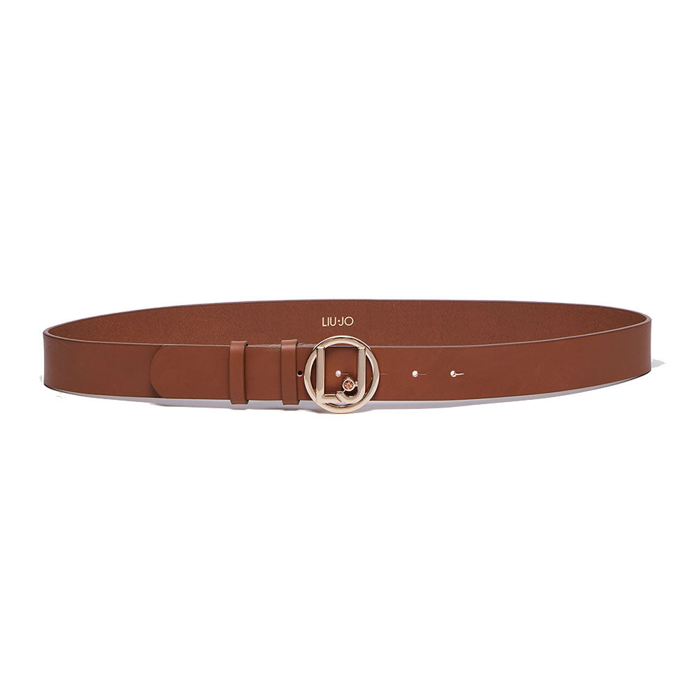 Cintura Donna h 3.5 cm LIU JO in Pelle color Cuoio
