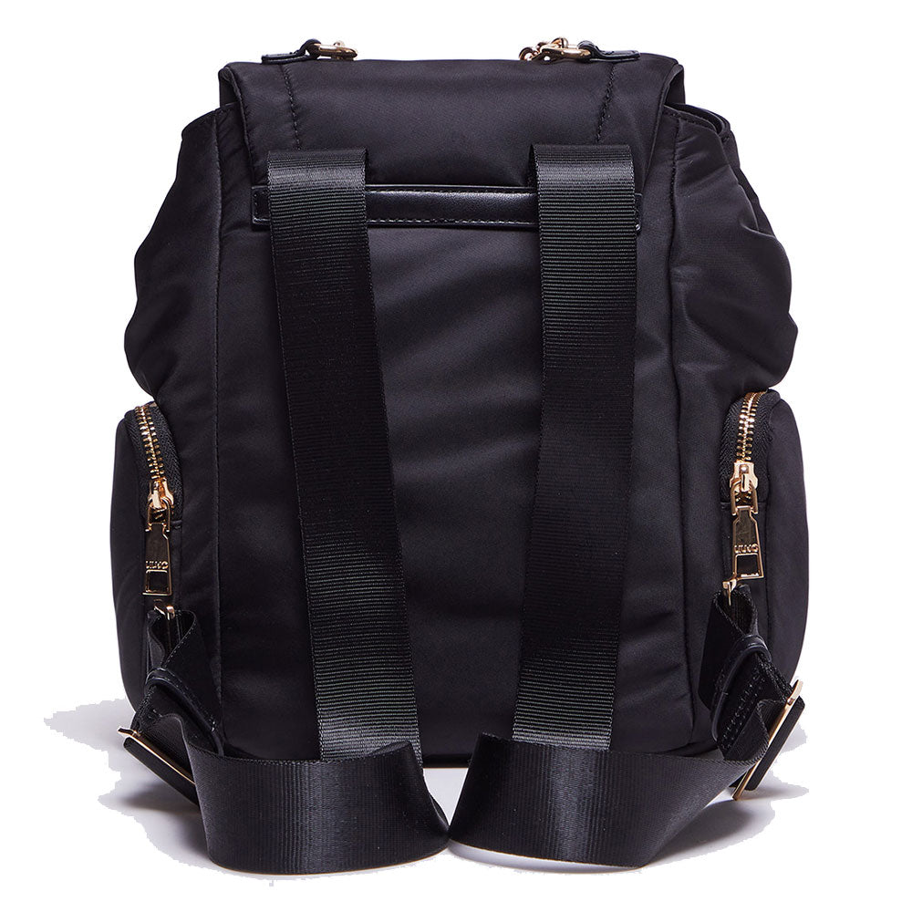 Zaino Donna LIU JO Ecosostenibile in Nylon Nero