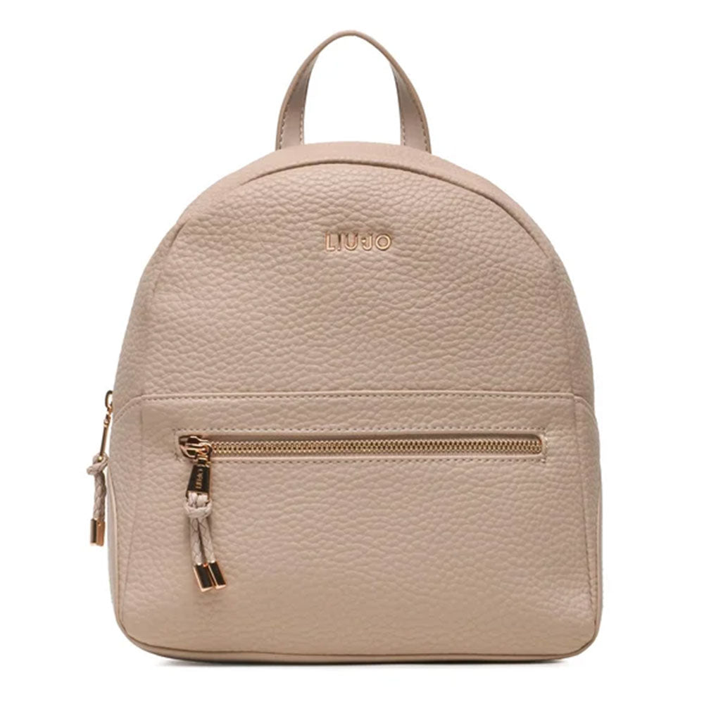 Zaino Donna LIU JO Better Ecosostenibile Effetto Bottalato Taupe AF3161