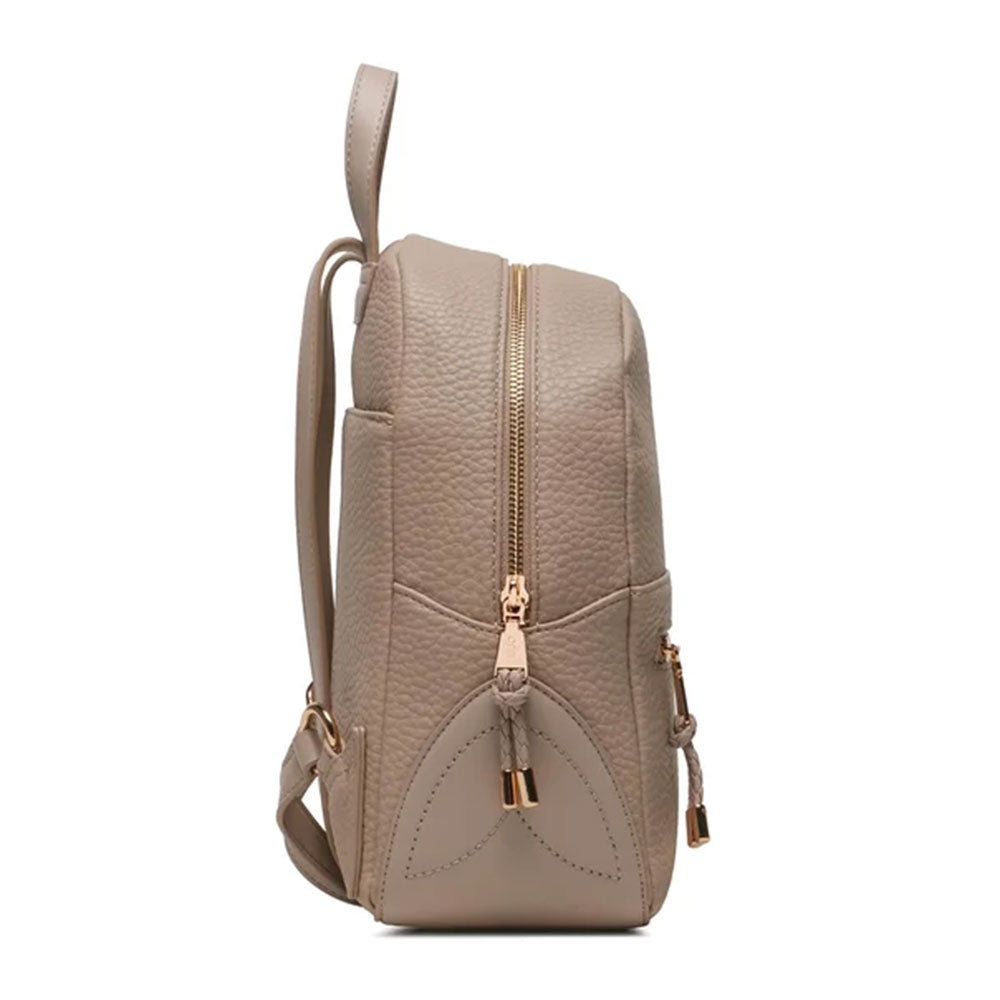 Zaino Donna LIU JO Better Ecosostenibile Effetto Bottalato Taupe AF3161