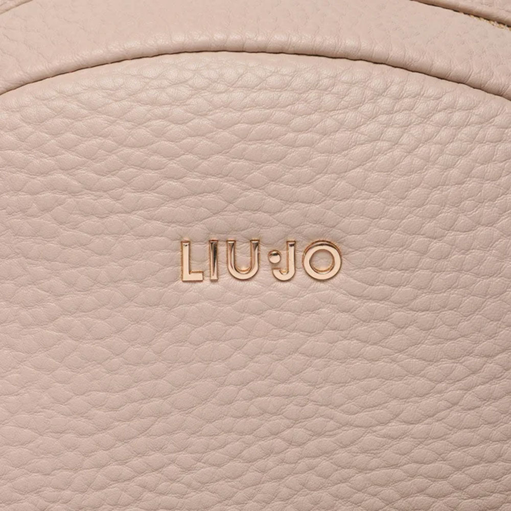 Zaino Donna LIU JO Better Ecosostenibile Effetto Bottalato Taupe AF3161