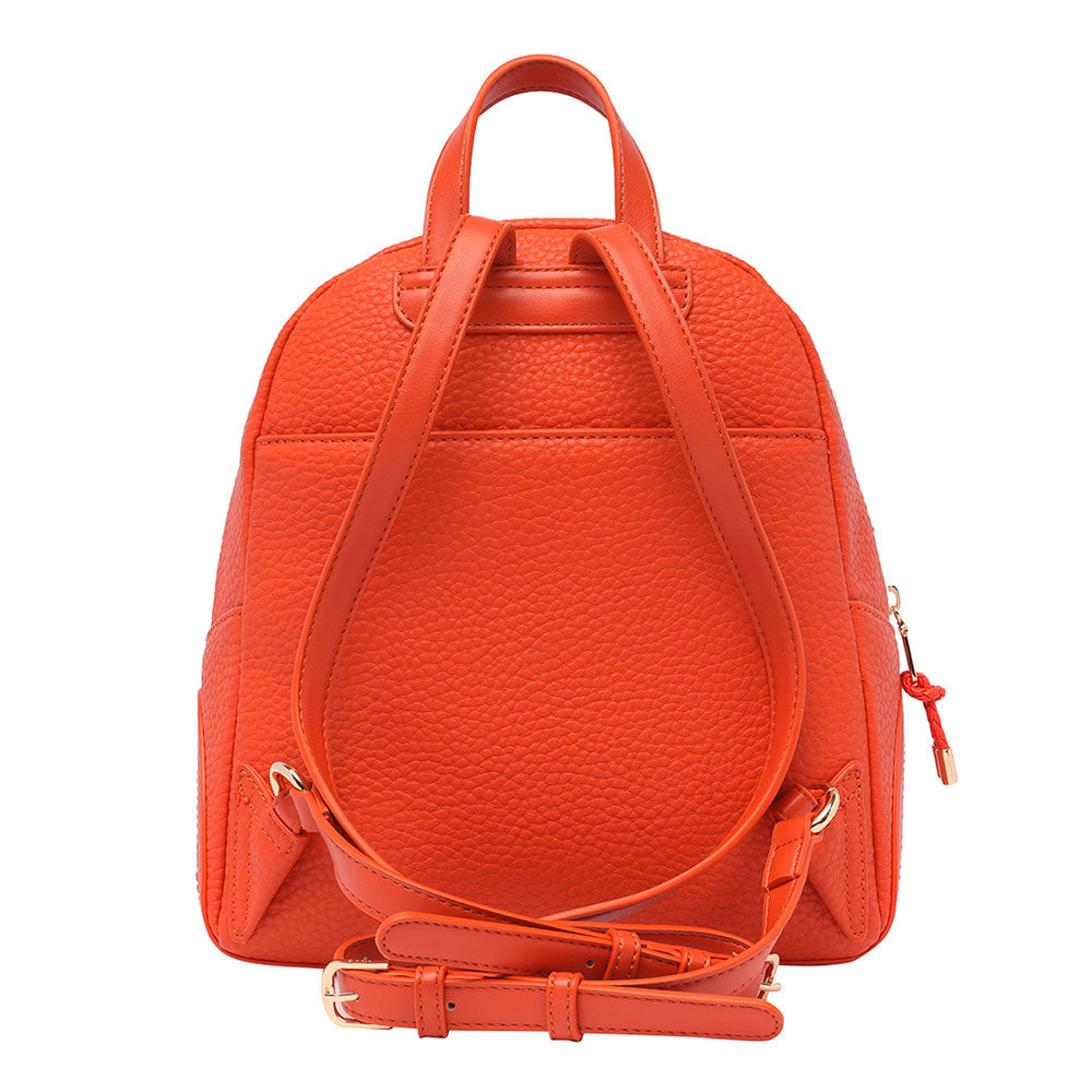 Zaino Donna LIU JO Better Ecosostenibile Effetto Bottalato Arancio AF3161
