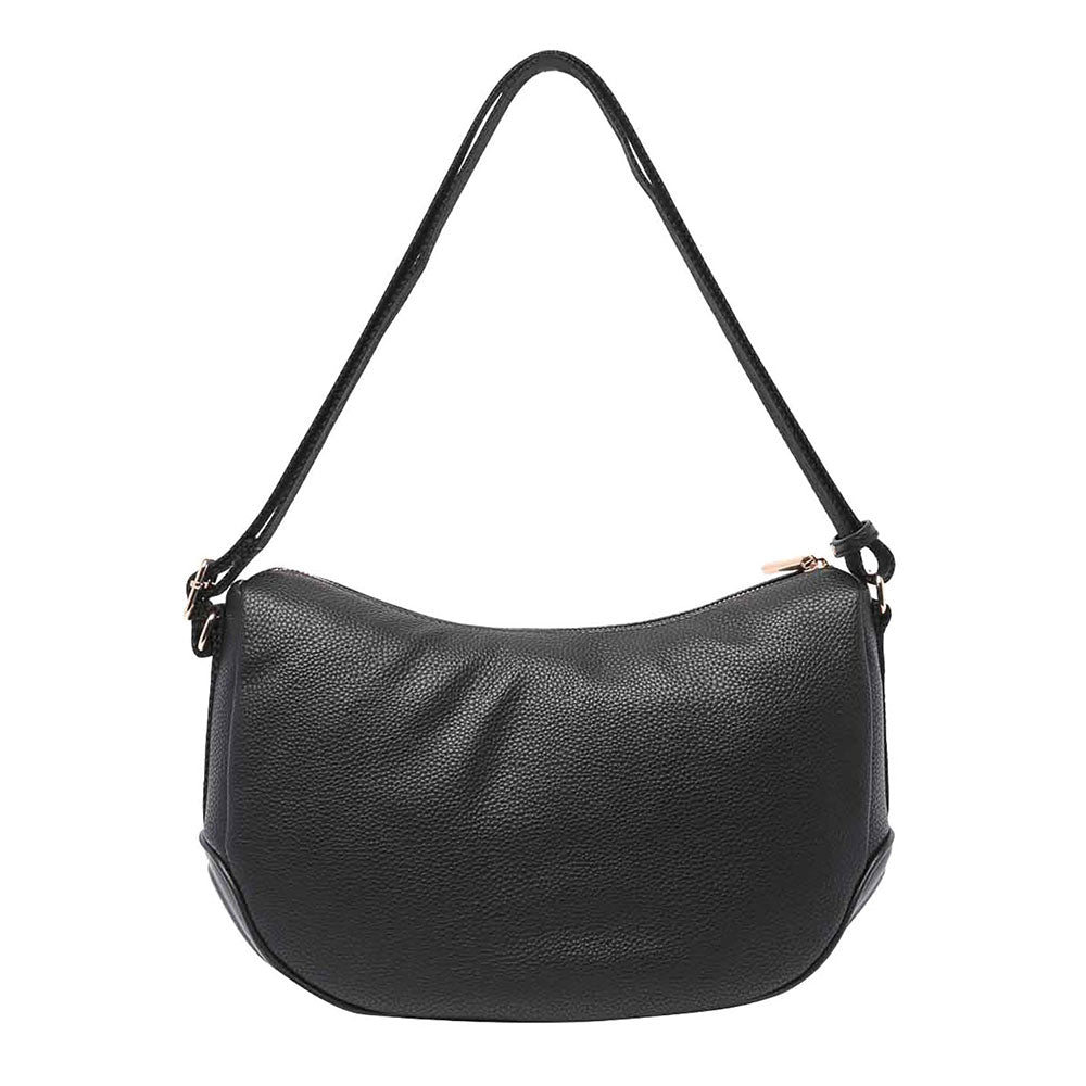 Borsa Donna Mezzaluna Media LIU JO Effetto Bottalato colore Nero