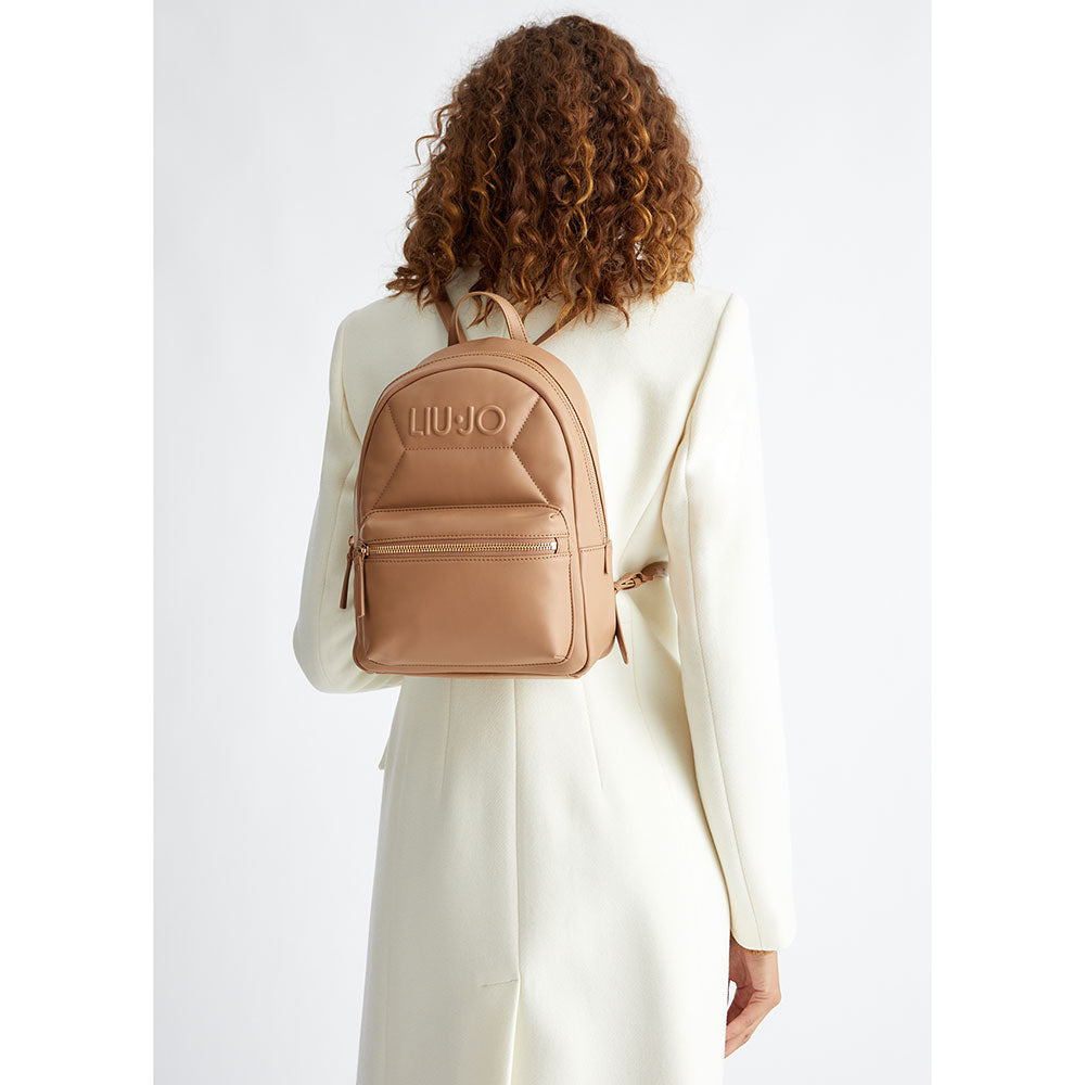 Zaino Donna LIU JO linea Bold Trapuntato color Tan