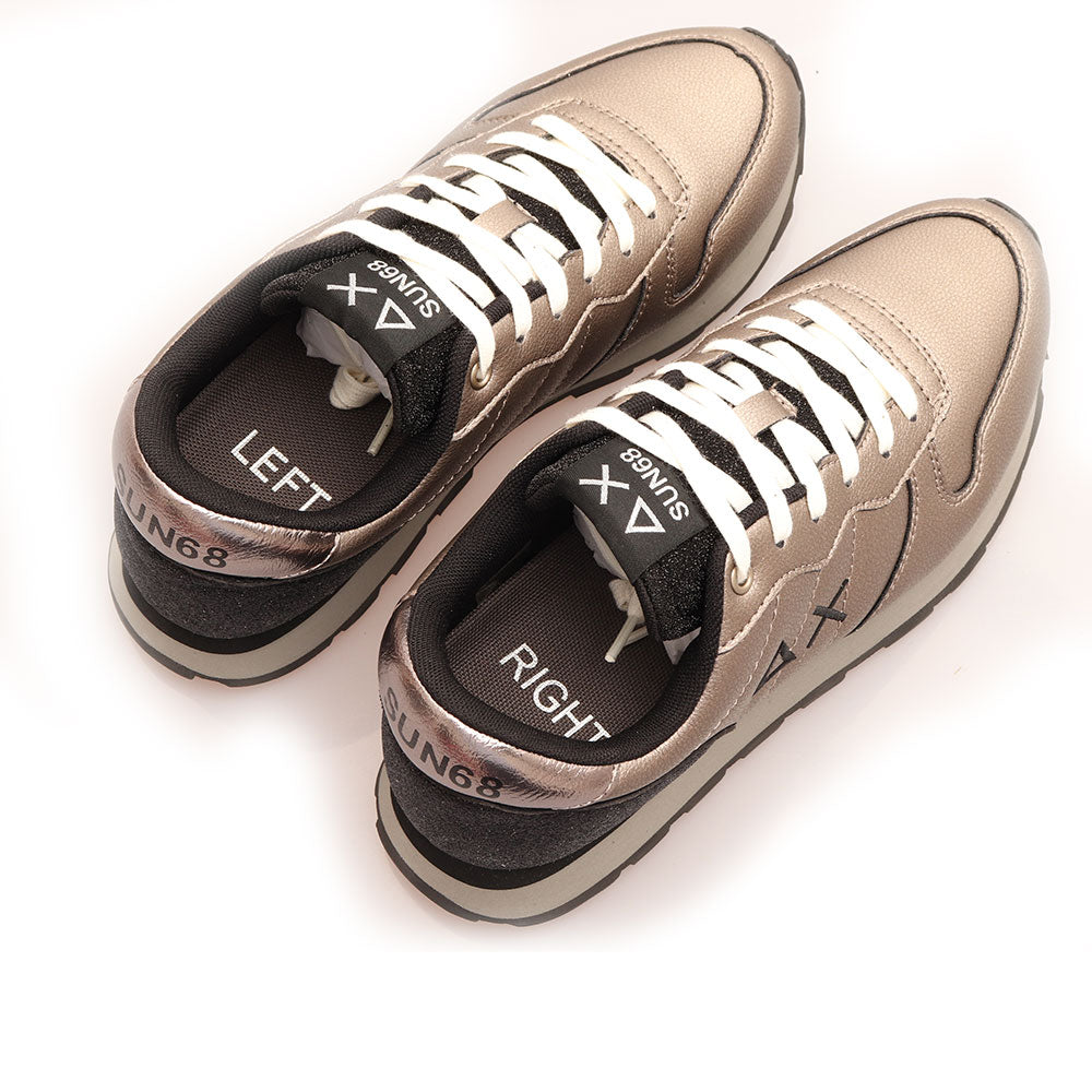 Scarpe Donna Sun68 Sneakers Ally Back Glitter Argento Z40210