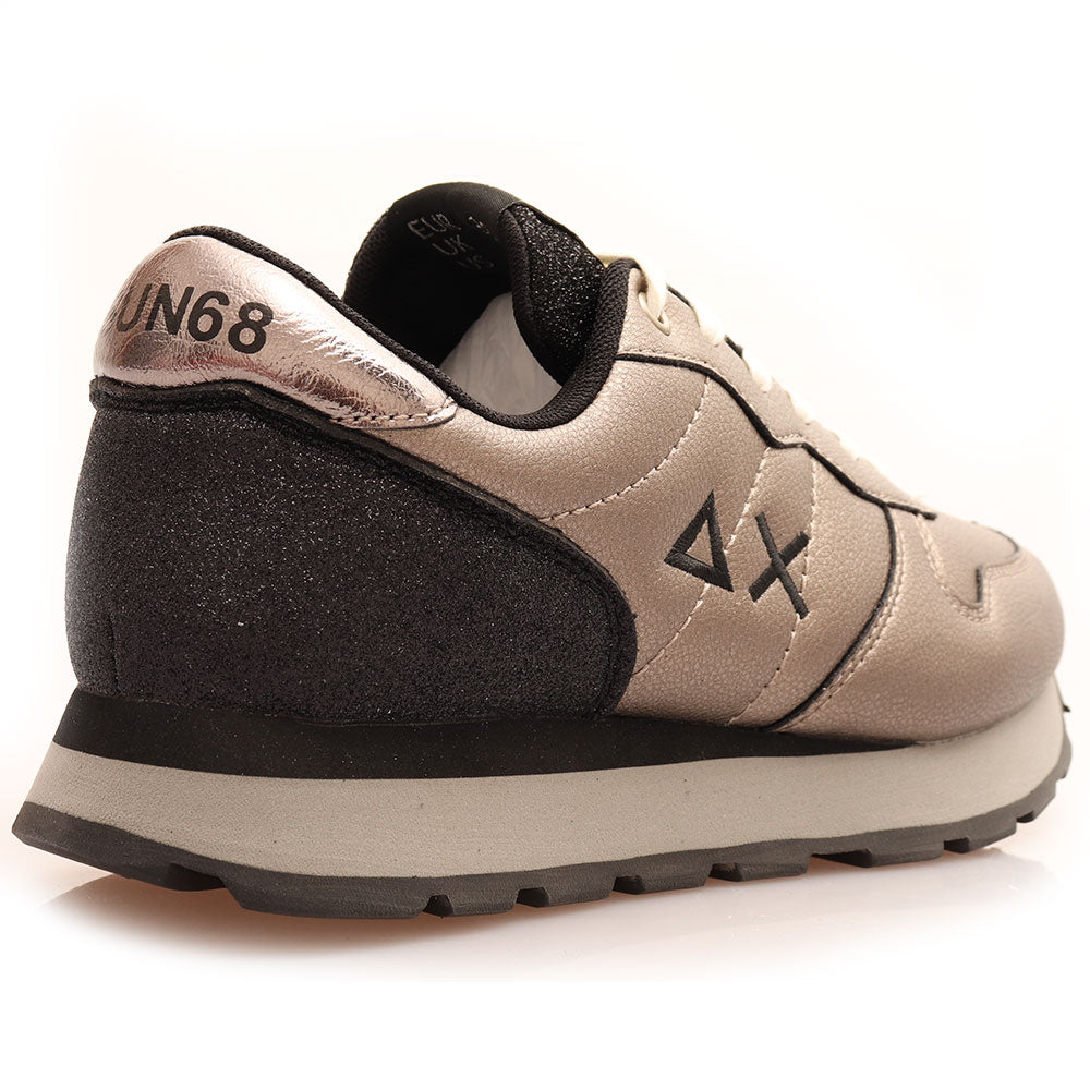 Scarpe Donna Sun68 Sneakers Ally Back Glitter Argento Z40210