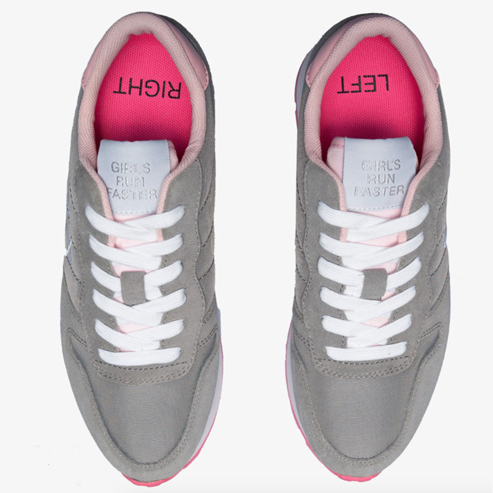 Scarpe Donna Sun68 Sneakers Ally Solid Nylon Grigio Medio