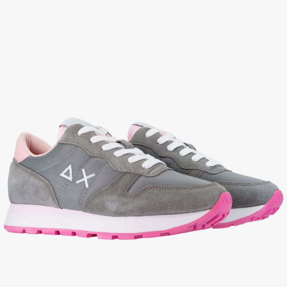 Scarpe Donna Sun68 Sneakers Ally Solid Nylon Grigio Medio