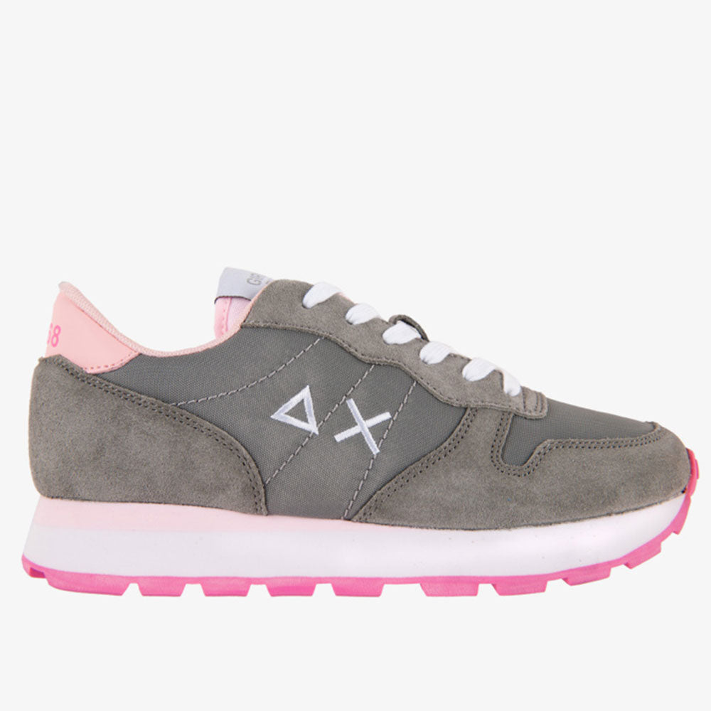 Scarpe Donna Sun68 Sneakers Ally Solid Nylon Grigio Medio