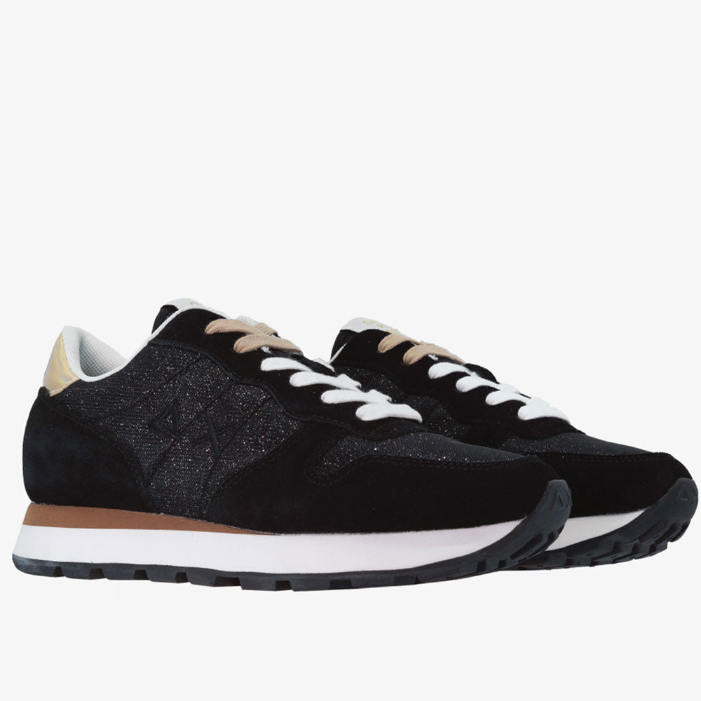 Scarpe Donna Sun68 Sneakers Ally Thin Glitter Nero
