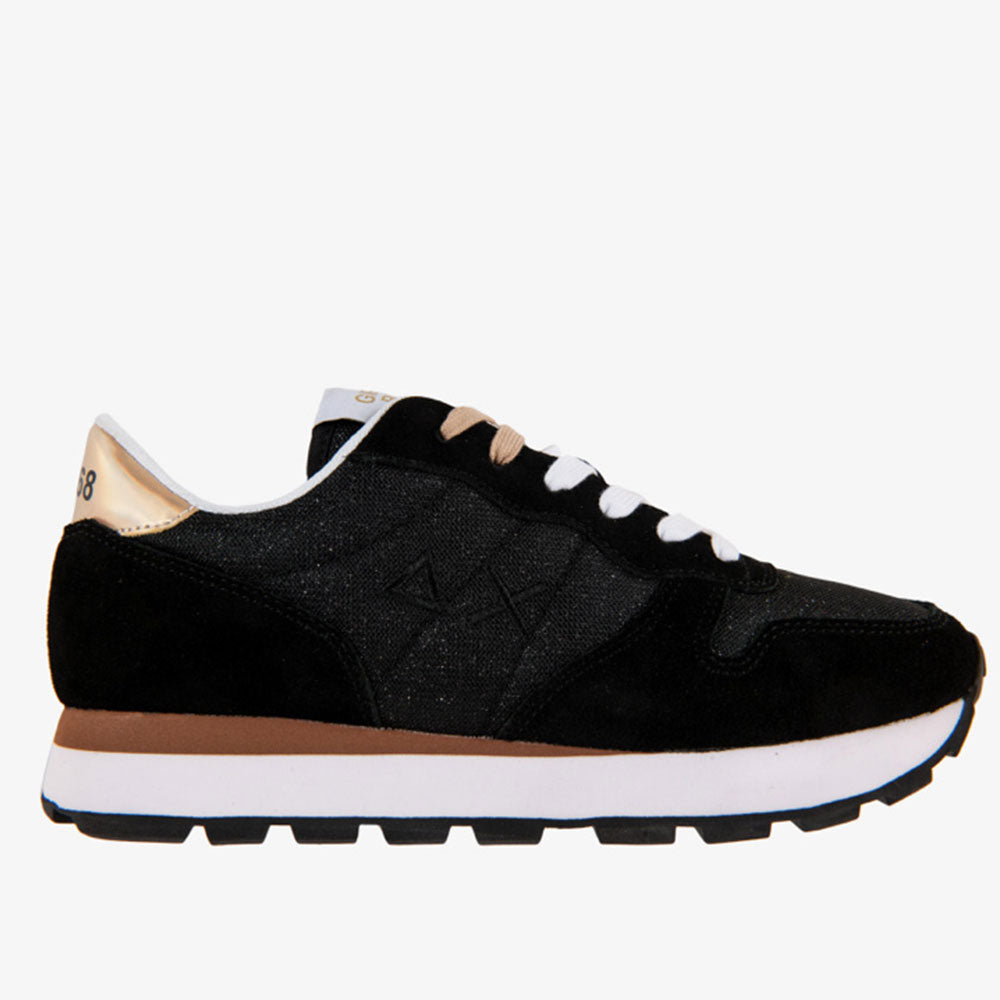 Scarpe Donna Sun68 Sneakers Ally Thin Glitter Nero
