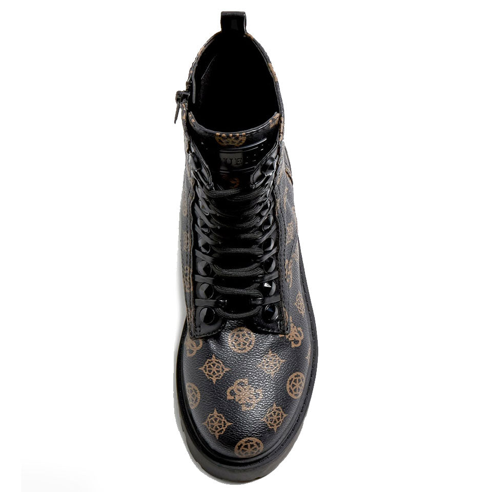 Scarpe Donna GUESS linea Oxana Anfibio colore Brown Multi