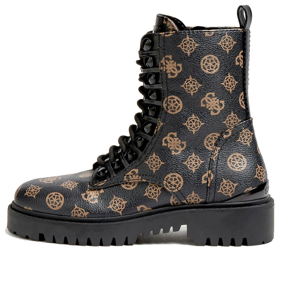 Scarpe Donna GUESS linea Oxana Anfibio colore Brown Multi