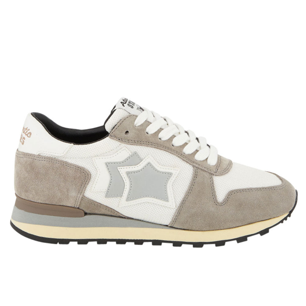 Scarpe Uomo ATLANTIC STARS Sneakers Linea Argo Colore Bianco e Grigio a sconto Cuoieriashop