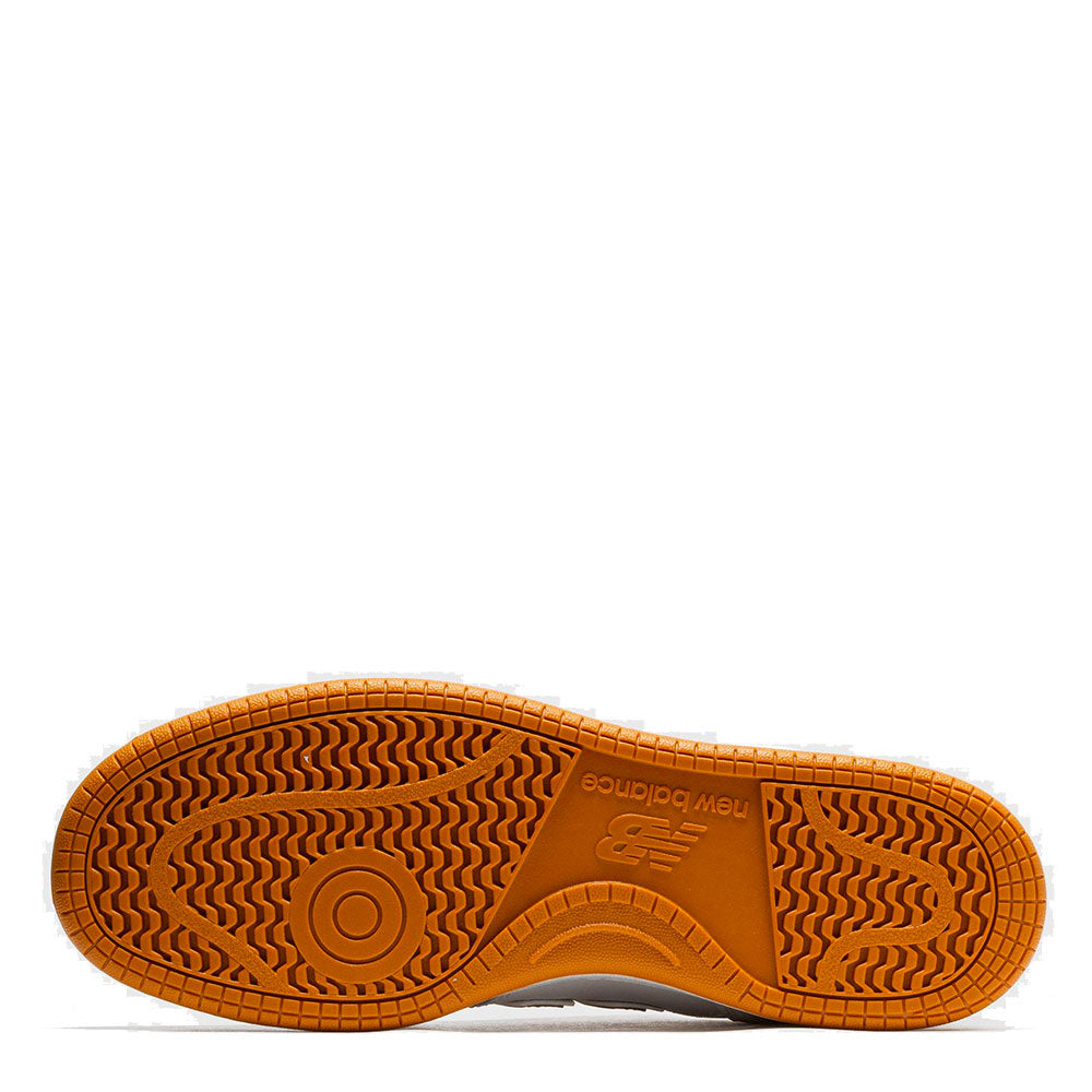 Scarpe Unisex NEW BALANCE Sneakers 480 in Pelle colore White e Orange