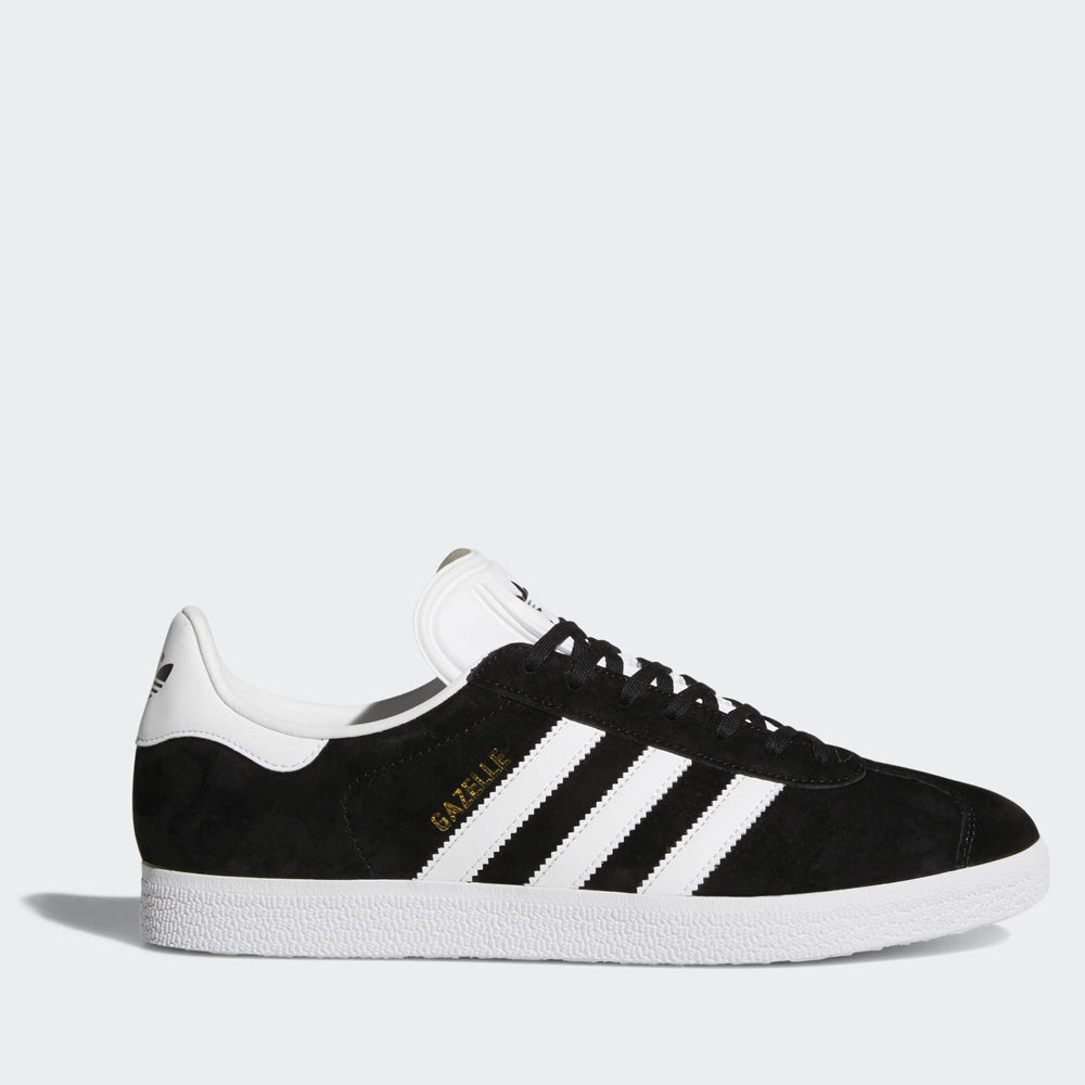 Scarpe Uomo ADIDAS Sneakers linea Gazelle in Nabuk colore Nero e Bianco
