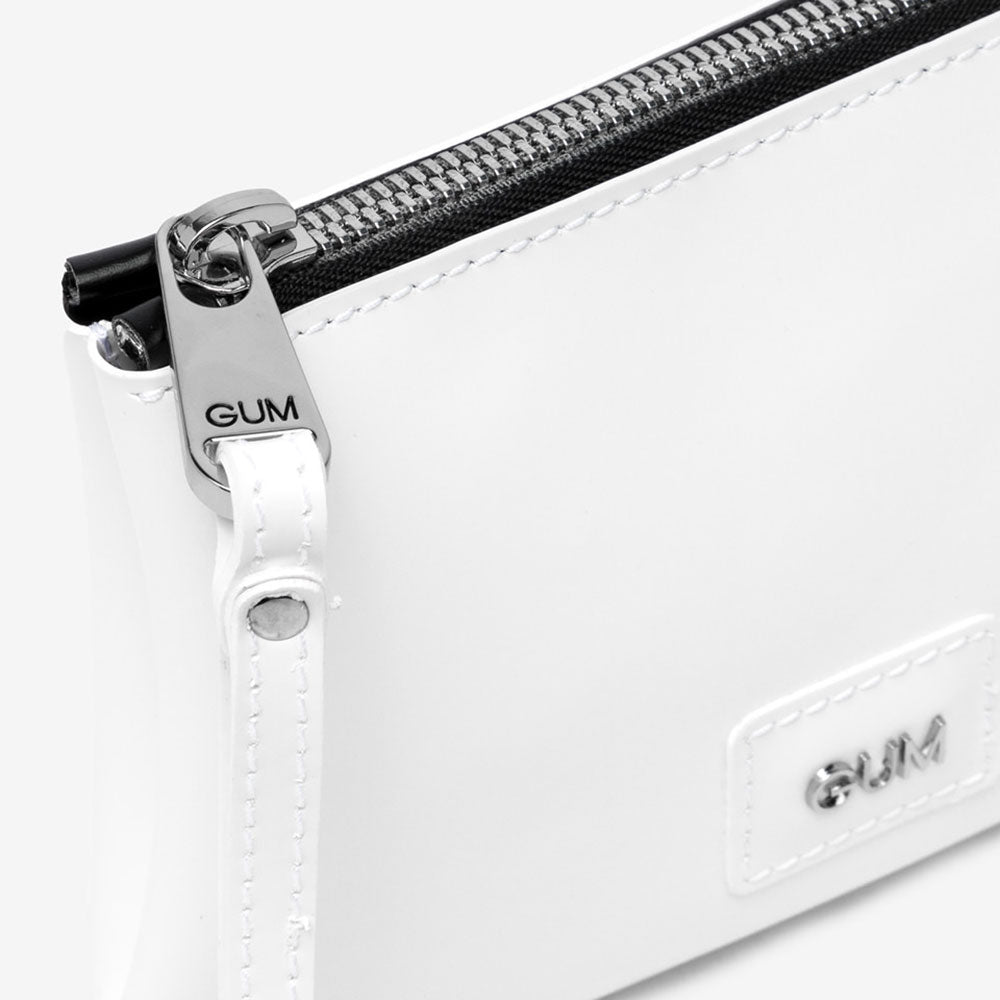 Pochette Donna Mini a Mano GUM Numbers Small linea Color Family colore Bianco