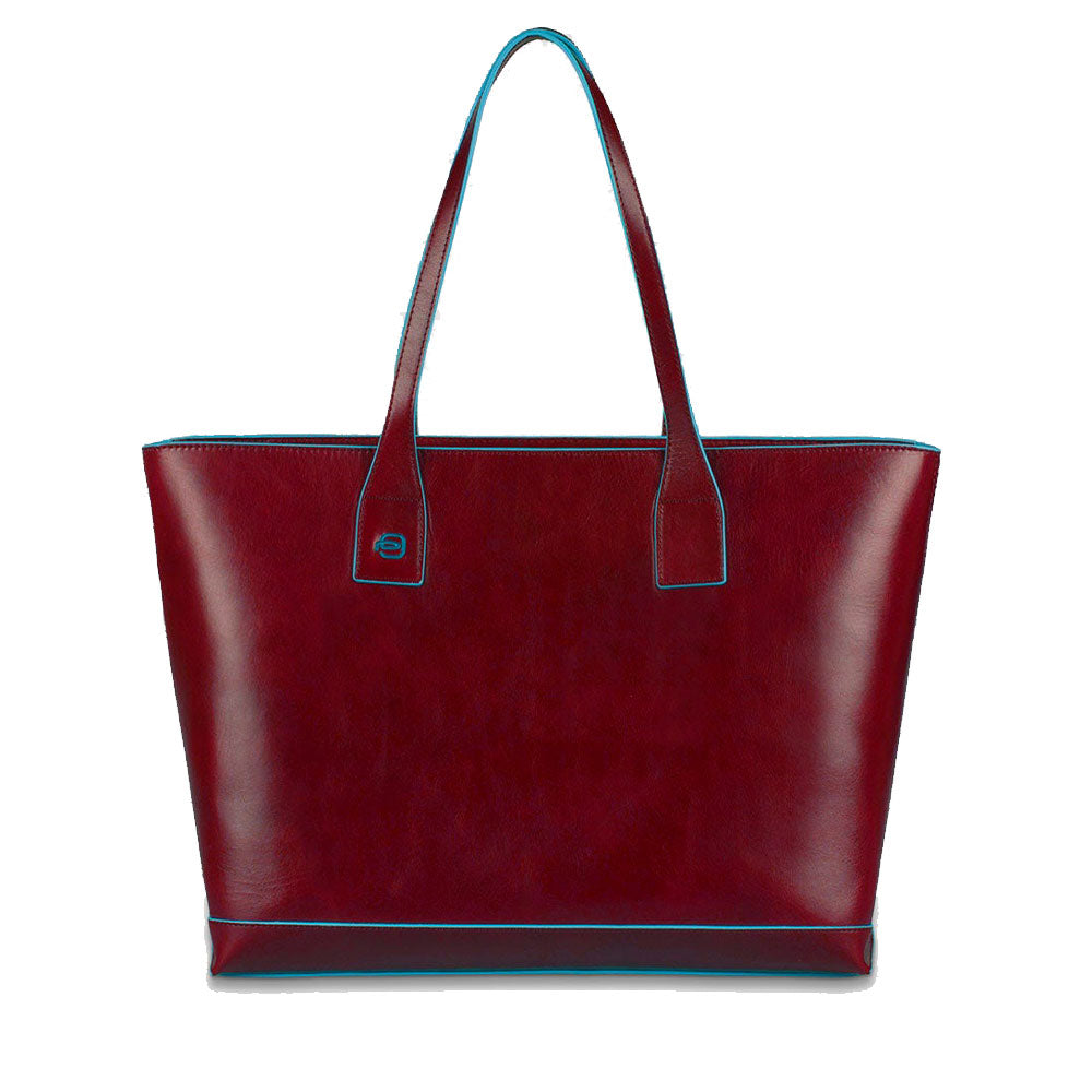 PIQUADRO BLUE SQUARE LINIE
Damentasche Shopping Bag aus rotem Leder mit iPad Mini-Halter - BD3336B2