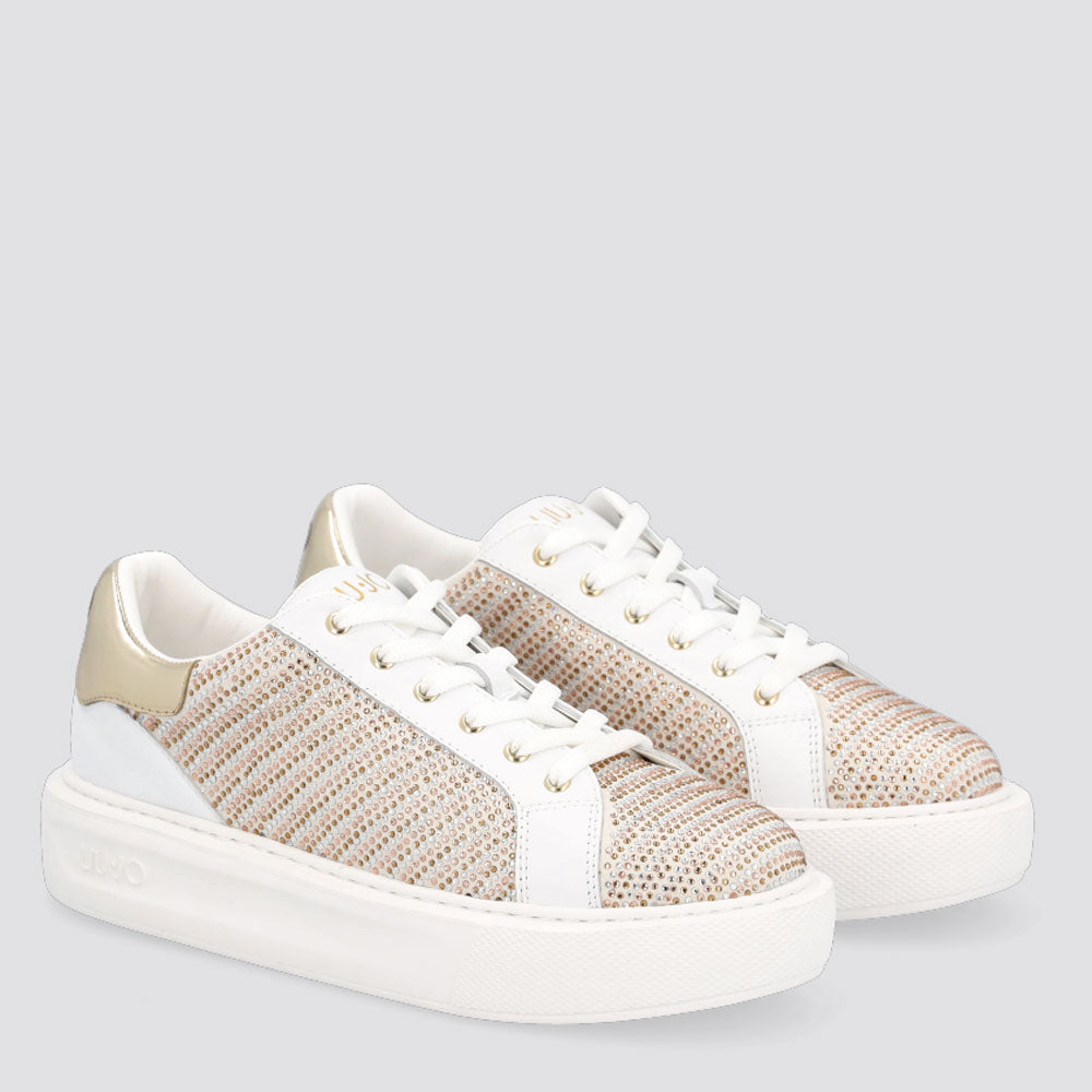 Scarpe Donna LIU JO Sneakers Bianche con Strass