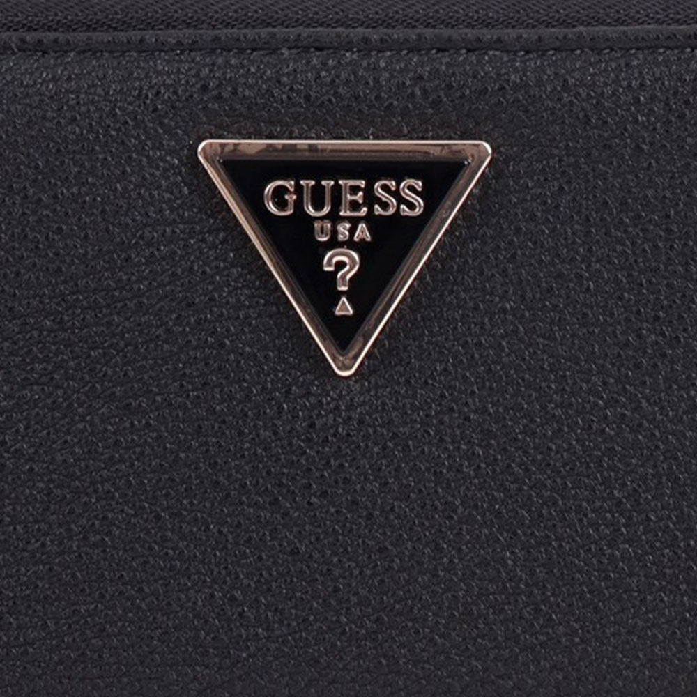 Portafoglio Donna GUESS con Due Scomparti Linea Meridian Colore Nero