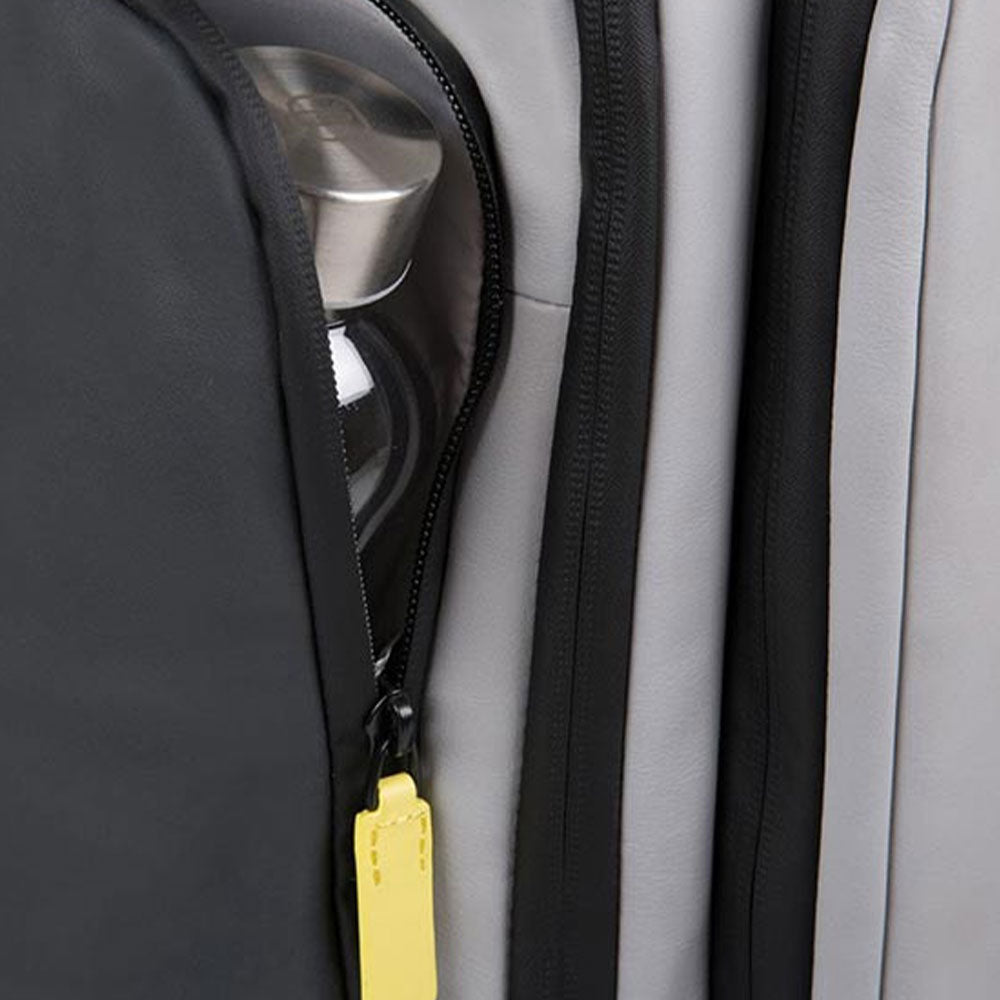 Trolley Cabina PIQUADRO con Portabilità a Zaino linea Bagmotig 2 Ruote Colore Grigio - Giallo - BV4817UB00BM