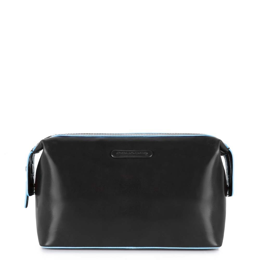 PIQUADRO BLUE SQUARE LINIE
Necessaire aus schwarzem Leder – BY3851B2