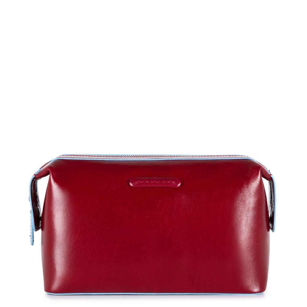 PIQUADRO BLUE SQUARE LINIE
Necessaire aus rotem Leder – BY3851B2
