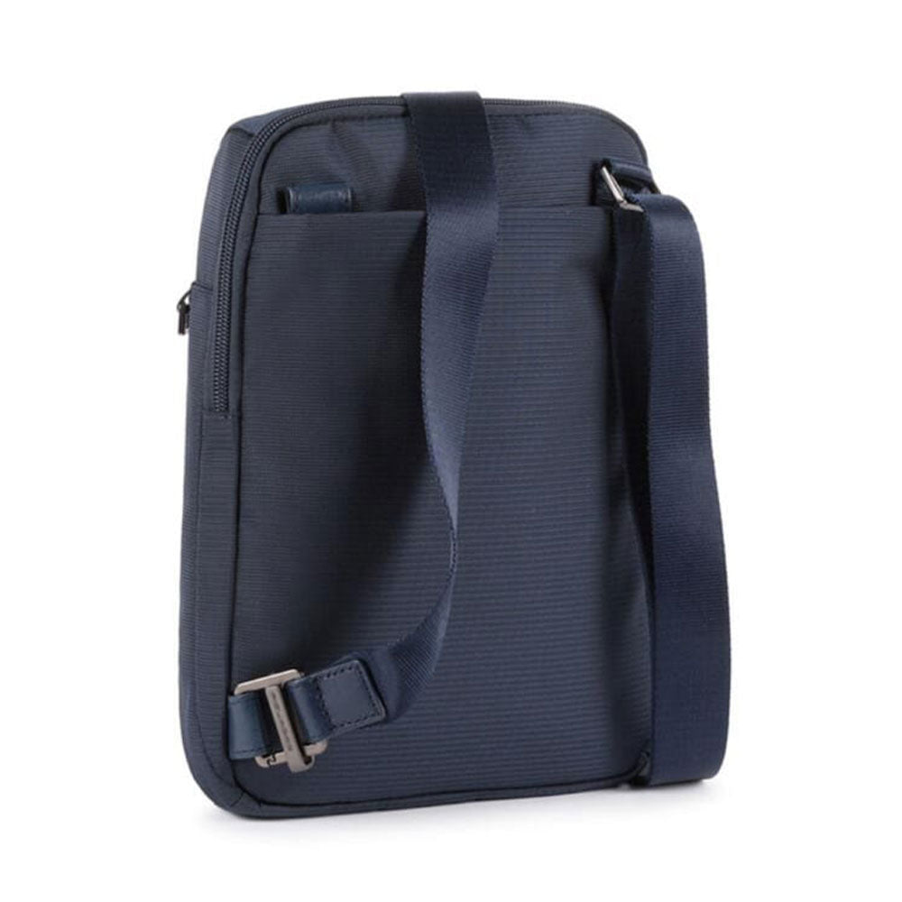 Borsello Uomo Piquadro in Tessuto e Pelle Colore Blu Linea Macbeth - CA1816S115