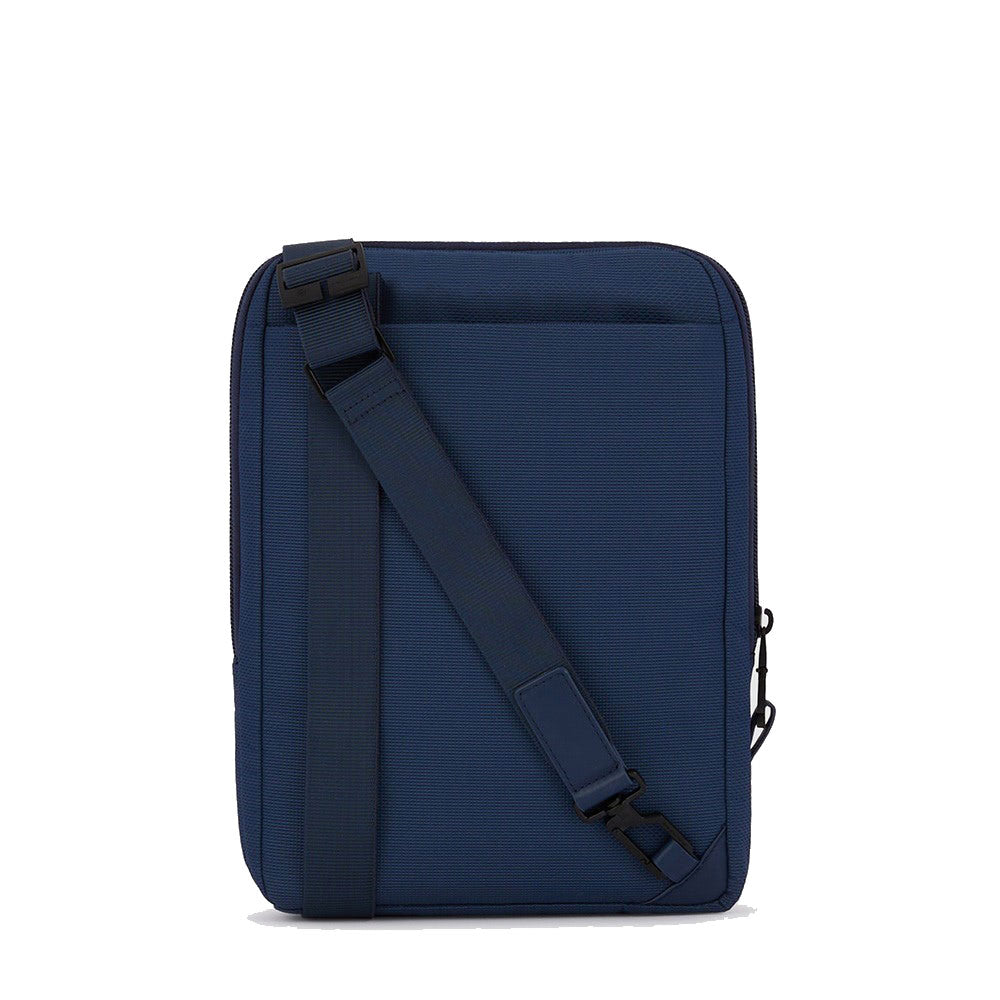 Borsello Uomo PIQUADRO in Tessuto Riciclato Blu Linea Gio Misura Grande- CA1816S124