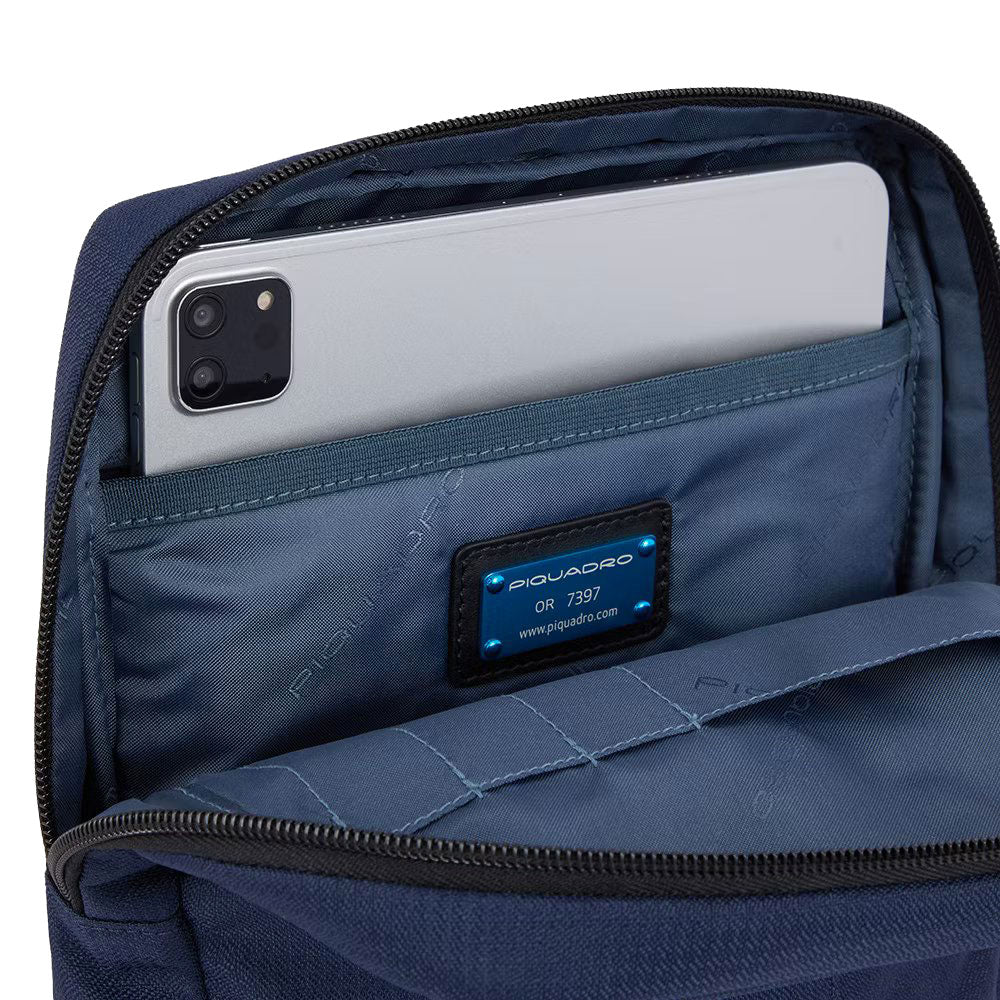 PIQUADRO Herrentasche aus grünem recyceltem Stoff Wollem Line – CA1816W129