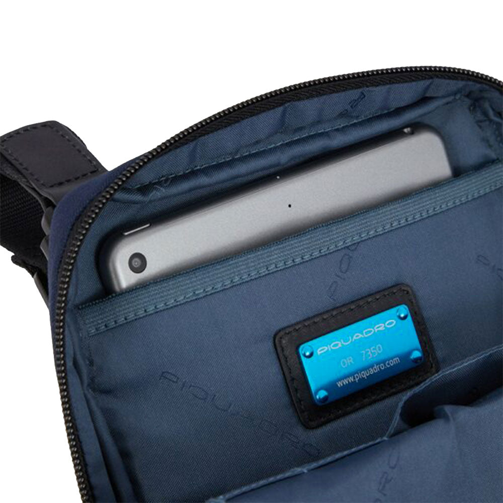 Borsello Uomo PIQUADRO in Tessuto Blu Linea Wollem - CA3084W129