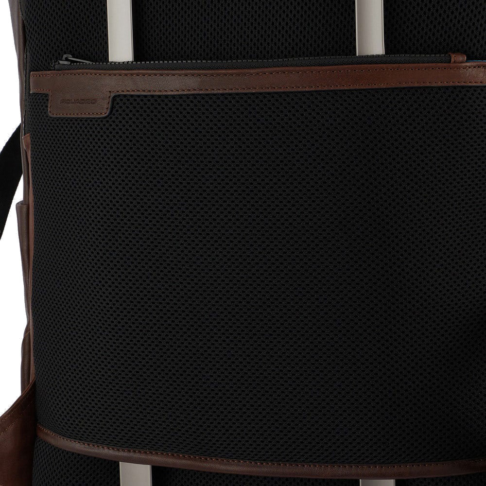 PIQUADRO Rucksack für 14" PC und Tablet aus Cuoio-Leder Harper Line - CA3869AP